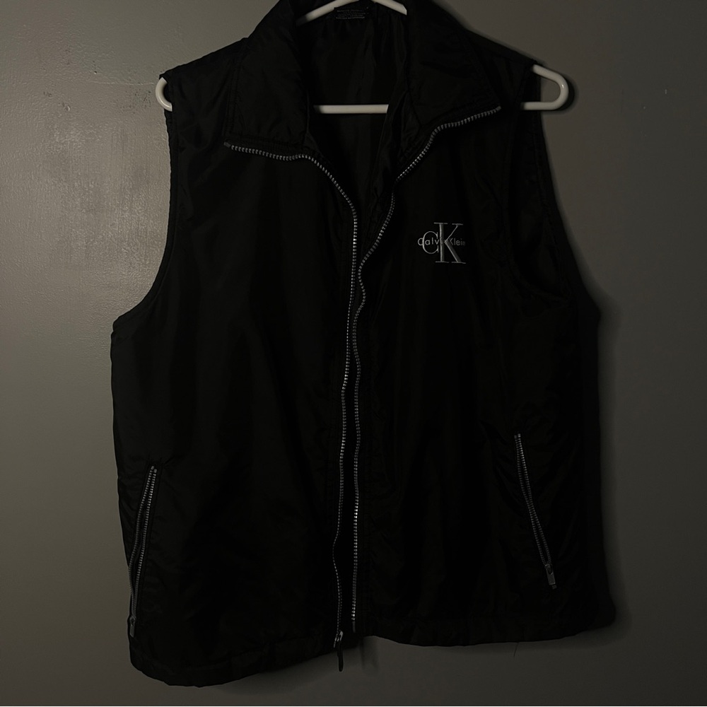 Calvin Klein zip up vest
